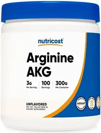Arginine AKG, 300 g, Nutricost