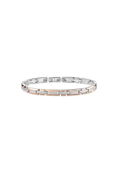 Bratara SKR38 - Argintiu - Rose gold