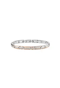Bratara SKR38 - Argintiu - Rose gold