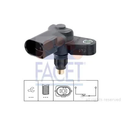 Comutator, lampa marsalier FACET 7.6253