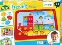Set creativ Lena - Primul meu mozaic, Vehicule, 36 de piese