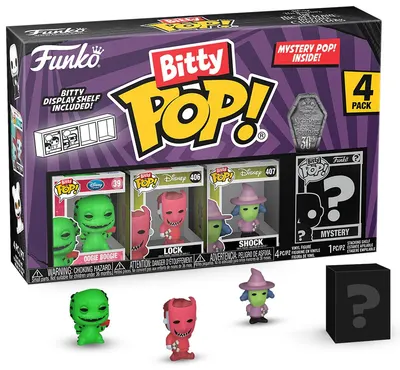 Set mini figurine Funko Bitty POP! Disney: Nightmare Before Christmas - 4-Pack (Series 1)