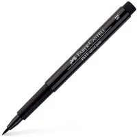 Marker cu pensula Faber-Castell Pitt Artist - negru, 199