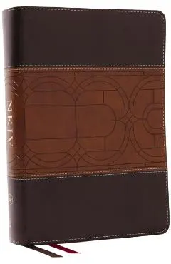 NKJV Study Bible, Leathersoft, Brown, Full-Color, Thumb Indexed, Comfort Print: The Complete Resource for Studying God's Word