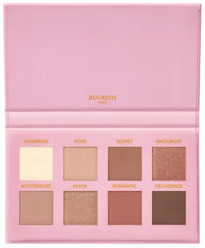 Bourjois Paletă de farduri de pleoape Rose Glamour, 003 Rose, 8 culori