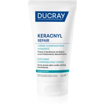 Ducray Keracnyl Repair Soothing Compensating Cream crema calmanta si hidratanta pentru piele sensibila predispusa la acnee