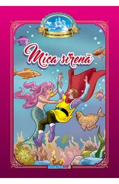 Mica sirena. Carte de colorat cu povesti
