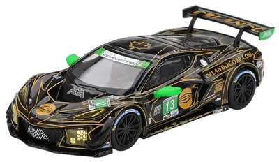 Model de colecție Mini GT Curse: Automobile - Chevrolet Corvette Z06 GT3.R #13 AWA IMSA Daytona 24 Hrs 2025 (LHD)