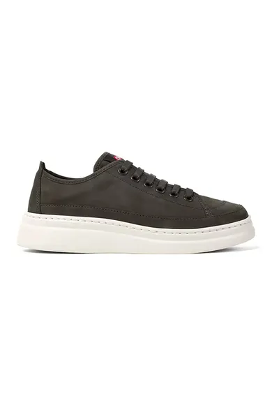 Pantofi sport low-cut de piele Twins 50297 - Gri inchis