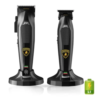 Set JRL Profesional - Lamborghini Diamante- Masina de tuns 2025C + Masina de contur 2025T - Black - fara fir