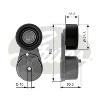 rola intinzator, curea transmisie GATES T38378