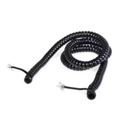 Telephone Cordnstecher 4/4 4,8m Black Cavo Nero 4p - 4,8m
