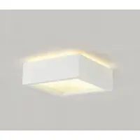 Corp iluminat TAVAN, PLASTRA 104 Plafon lumenul, TC-DSE ,, alb patrat Ipsos, max. 50 W,