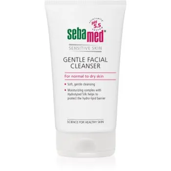 Sebamed Sensitive Skin Lotiune pentru spalare cu efect catifelant faciale