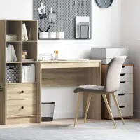 vidaXL Birou Stejar Sonoma 90 x 40 x 76 cm