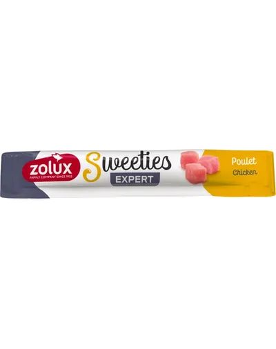 ZOLUX Recompensa crema pentru pisici SWEETIES cu pui 14 g