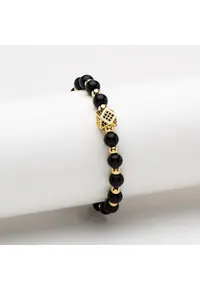 Bratara Handmade Cu Pandantiv Geometric Francesca