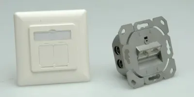 Priza RJ45 ingropata cat 6A ecranata vertical, Value 25.99.8491