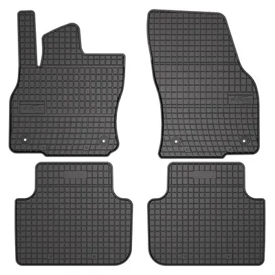 Covor podea FROGUM cauciuc, 4 buc. BASIC, fata spate, set, culoare neagra, potrivit AUDI Q3 07.18