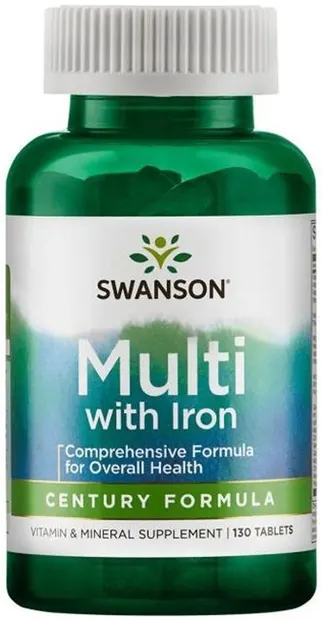 Multi with Iron, 130 tablete, Swanson