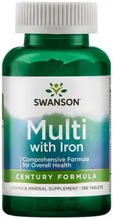 Multi with Iron, 130 tablete, Swanson