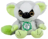 Jucărie de pluș Amek Toys - Lemur cu urechi verzi, 45 cm
