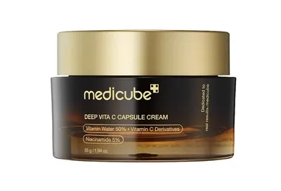 MEDICUBE – Cremă de față cu capsule de vitamina C Deep Vita C – 55 g