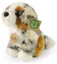 Jucărie de pluș Rappa Eco friends - Ciobănesc australian, șezând, 20 cm
