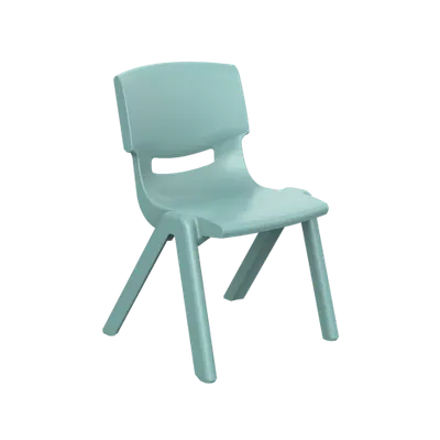 Scaun din plastic pentru gradinita – marimea 2 – turcoaz inchis
