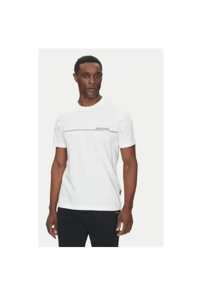 Tricou barbati 75008 10 - Bumbac - Alb - Alb