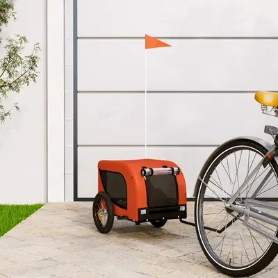Gossi remorca bicicleta animale companie portocaliu/negru oxford/fier