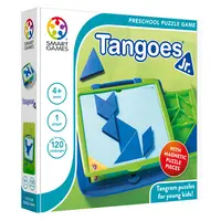 Smart Games - Tangoes Jr. joc de logica cu 120 de provocari 4+ ani editie internationala