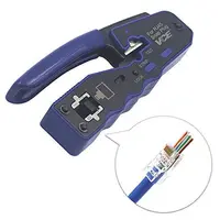 Cleste sertizat mufe UTP – FTP perforate (pass through) / 1378