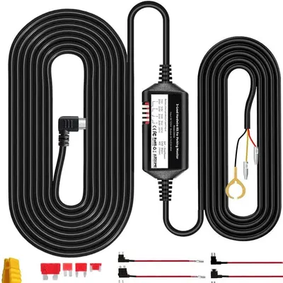 Kit cablu alimentare si monitorizare miscare pentru AZDOME JYX04 pentru modele M300 & M300S, 12/24V To 5V/3A, Micro USB