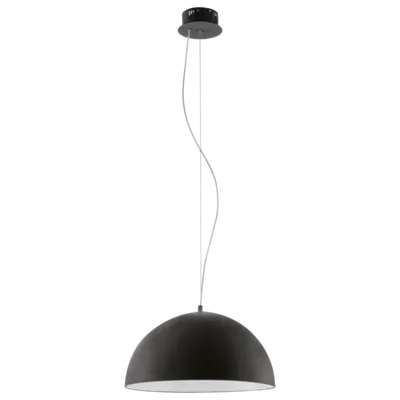 Lampa suspendata GAETANO negru mm IP20