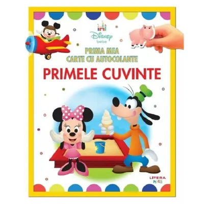 Disney Bebe, Prima mea carte cu autocolante, Primele cuvinte