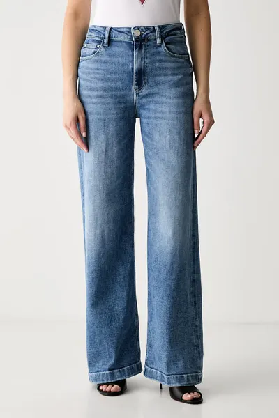 Guess blugi wide leg pentru femei BELLAGIO