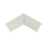 Capac pentru cot interior 90° canelat PDIK 78 W