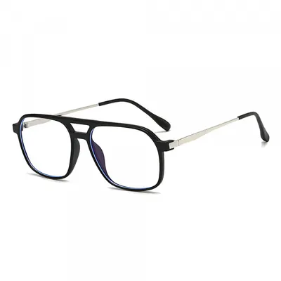 Ochelari De Calculator Unisex Techsuit 83092, Anti-Blue Light, Negri Argintii
