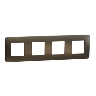 Placa ornament, Unica Studio Metal, patru module, antracit