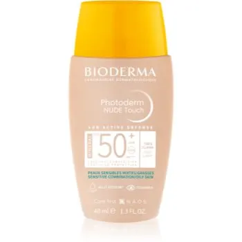 Bioderma Photoderm Nude Touch fluid mineral cu protecție solară SPF 50+