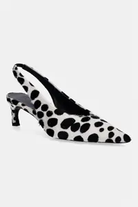 Rotate stilettos din piele