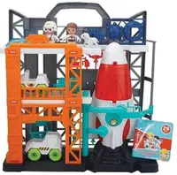Set de joacă Tiny Kiddom L&S - Aventură de lansare a unei nave spațiale, 32 piese
