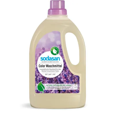 Detergent lichid pentru rufe albe si color cu lavanda ecologic 1.5l Sodasan