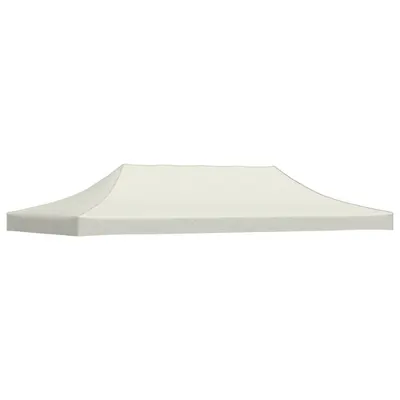 vidaXL Acoperiș cort de petrecere, crem, 3 x 6 m