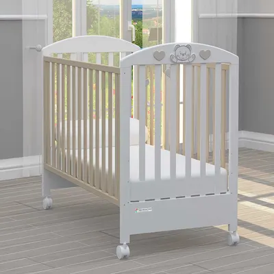 Pătuț pentru bebeluși Bambino Casa - Luce, Naturale