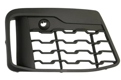 Acoperire bara fata Dreapta potrivit BMW X1 (F48) dupa 2014 dupa 2015 - (pachet M, cu gauri pentru senzorii de parcare, plastic, negru)