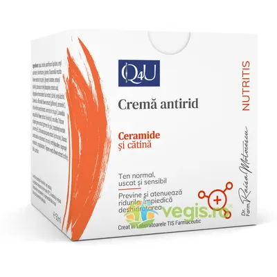 Crema Antirid cu Ceramide si Catina 50ml