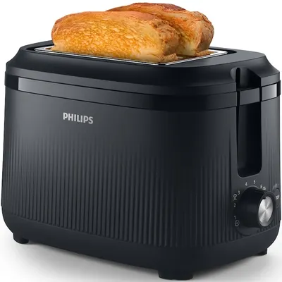 Prăjitor de pâine Philips 3000 Series – HD2511/90, 900W, 8 trepte, negru