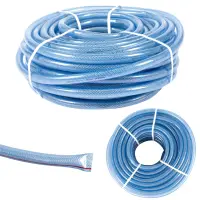 Furtun transparent cu insertie 3/4 (24mm) 50m 160, furtun PVC armat pentru apa si uz general